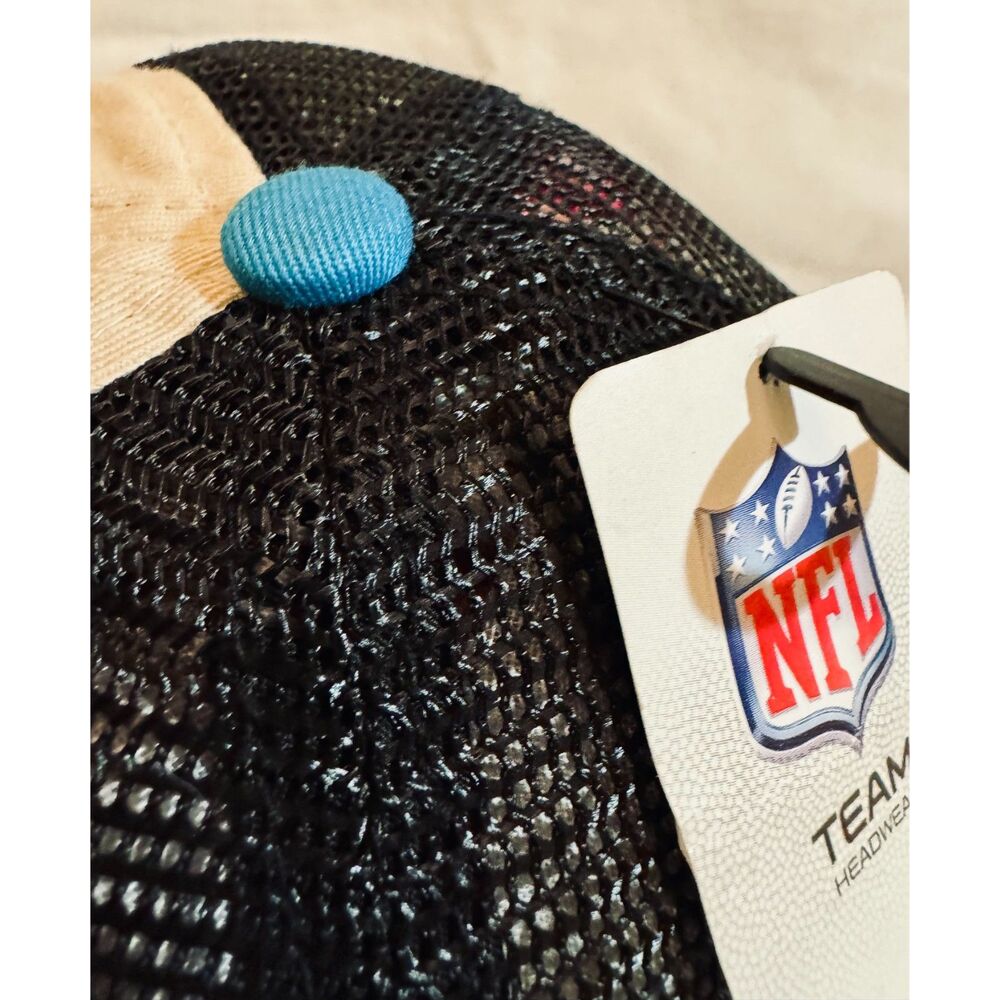 CAROLINA PANTHERS NFL Official Hat Cap Team Logo Mesh Adjustable Back - Picture 8 of 13
